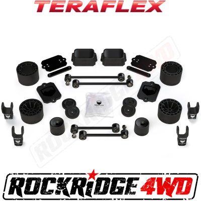 TeraFlex - Teraflex 2.5” Performance Spacer Lift Kit w/ Shock Extensions - JLU 4-Door Sport/Sahara - 1365205