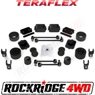 TeraFlex - Teraflex 2.5” Performance Spacer Lift Kit w/ Shock Extensions - JL 2-Door Sport/Sahara - 1365305