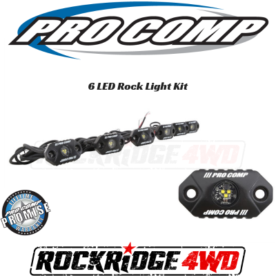 PRO COMP - Pro Comp 6 LED Rock Light Kit - 76501