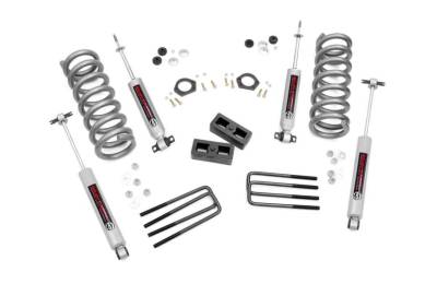 Rough Country - ROUGH COUNTRY 2 INCH LIFT KIT CHEVY C1500/K1500 TRUCK/SUV 2WD (1988-1999)