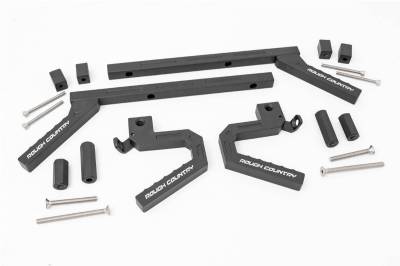 Rough Country - Rough Country Jeep Aluminum Grab Handle Set (07-18 Wrangler JK) - 6509