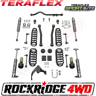 TeraFlex - Teraflex JK Sport S/T2 Suspension System (2.5” Lift) W / 2.1 Falcon Shocks *Select Model* - 1212021-1312021