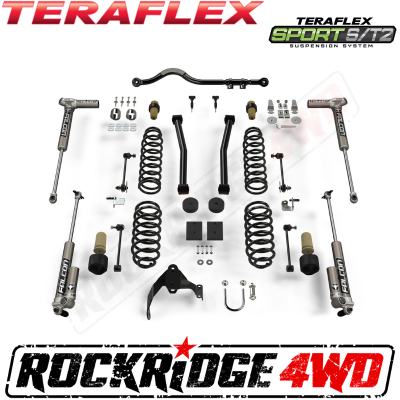 TeraFlex - Teraflex JK Sport S/T2 Suspension System (2.5” Lift) W / 3.1 Falcon Shocks *Select Model* - 1212031-1312031