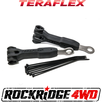 TeraFlex - TERAFLEX Universal 1-Hole Front Brake Line Anchor Kit - 1101255
