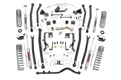 Rough Country - ROUGH COUNTRY 4 INCH LIFT KIT LONG ARM | JEEP WRANGLER JK 2WD/4WD | 4 DOOR