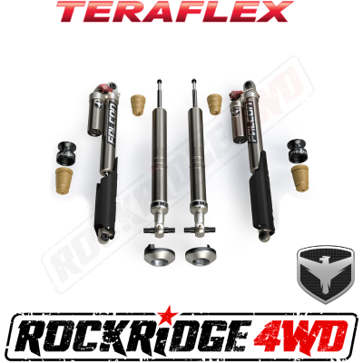 Falcon Shocks - Teraflex 2015+ Ford F-150 4-6” Lift Falcon Sport Tow/Haul Shock Absorber System - 05-04-32-400-406