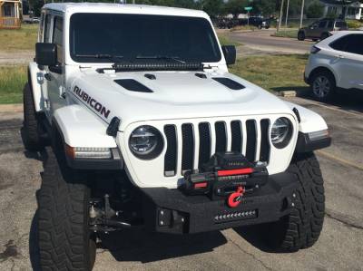 IRON CROSS - IRON CROSS 18-19 JEEP WRANGLER JL STUBBY FRONT BASE BUMPER - GP-1002