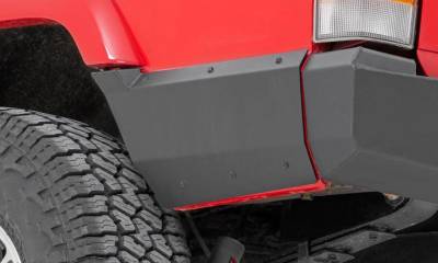 Rough Country - ROUGH COUNTRY QUARTER PANEL ARMOR | REAR | FACTORY FLARE | JEEP CHEROKEE XJ (97-01)