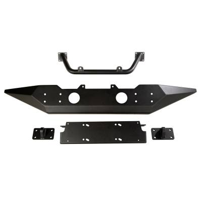 Rugged Ridge - Rugged Ridge SPARTAN FRONT BUMPER, SE, W/OVERRIDER; 18-19 JL - 11548.42