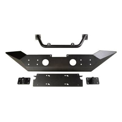 Rugged Ridge - Rugged Ridge SPARTAN FRONT BUMPER, HCE, W/OVERRIDER; 18-19 JL - 11548.41