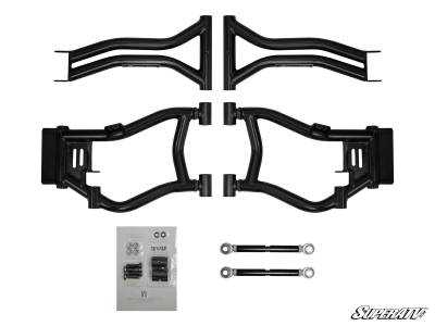 SuperATV - SUPERATV Polaris RZR 4 800 High Clearance 1.5" Rear Offset A Arms