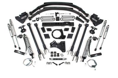 BDS Suspension - BDS Suspension 8" 4-Link Arm Coil-Over Suspension System | 17-19 Ford F250/F350 4WD Diesel Only