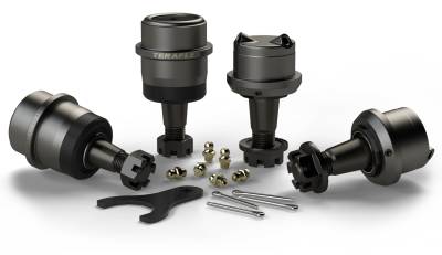 TeraFlex - Teraflex JK/JKU HD Dana 30/44 Upper & Lower Ball Joint Kit w/out Knurl - Set of 4