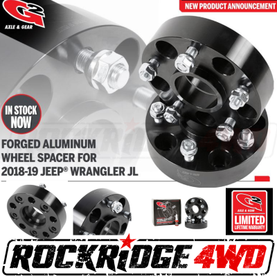G2 Axle & Gear - G2 5x5 Bolt Pattern with 1.75 Inch Wheel Spacers for Jeep Wrangler JL 18+