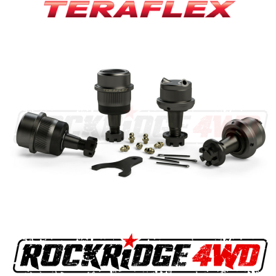 TeraFlex - TERAFLEX TJ/LJ Dana 30 | Dana 44 Upper & Lower HD Ball Joints w/ Knurl - Set of 4