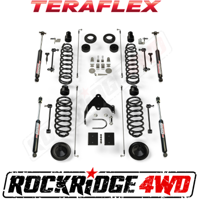 TeraFlex - TERAFLEX JK 4-Door Base 4” Lift Kit w/ 9550 VSS Shocks *Select Model* - 1251401-1251421