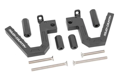 Rough Country - Rough Country Jeep Front Aluminum Grab Handles (07-18 Wrangler JK)