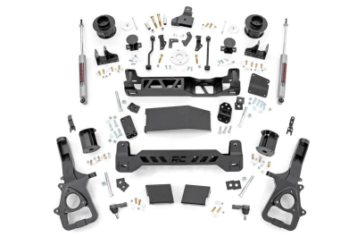 Rough Country - ROUGH COUNTRY 5 INCH LIFT KIT | AIR RIDE | RAM 1500 4WD (2019-2022)