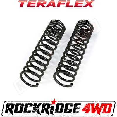 TeraFlex - Teraflex JLU 4-Door: 4” Lift Front Coil Springs - Pair