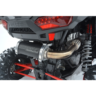 BIKEMAN PERFORMANCE - BIKEMAN PERFORMANCE 2016-UP POLARIS RZR XP TURBO | FULL STAINLESS STEEL BIG MO EXHAUST BY BMP | FITS TURBO S