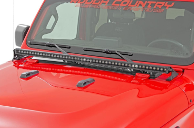 Rough Country - Rough Country JEEP 50-INCH LED COWL KIT (18-19 WRANGLER JL) - 70057, 70058