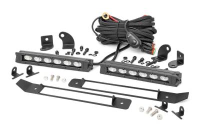 Rough Country - ROUGH COUNTRY DODGE DUAL 6IN LED GRILLE KIT (2019 RAM 1500) - 70783,70784