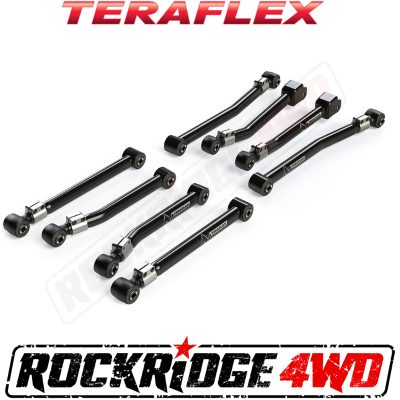 TeraFlex - Teraflex JL/JLU Alpine Flexarm Kit - 8-Arm Adjustable Control Arms (0-4.5” Lift) - 1416610