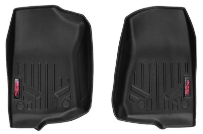 Rough Country - ROUGH COUNTRY FLOOR MATS FR & RR | 2 DOOR | JEEP GLADIATOR JT (20-22)/WRANGLER JL (18-22)