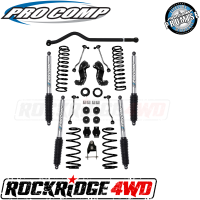 PRO COMP - Pro Comp 4 Inch Stage I Lift Kit with Twin Tube Shocks for 18+ Jeep Wrangler JLU - K3113B