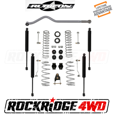 Rubicon Express - Rubicon Express 3.5" Standard Coil Lift Kit W/ Twin Tube Shocks for 18+ Jeep Wrangler JL - JL7142T