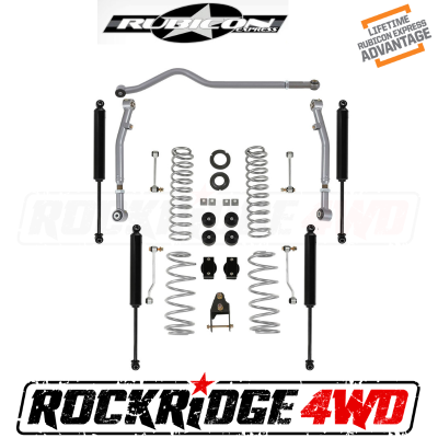 Rubicon Express - Rubicon Express 3.5" Standard Coil Lift Kit w/ Twin Tube Shocks for 18+ Jeep Wrangler JL - JL7102T