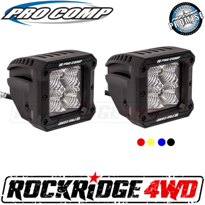 PRO COMP - Pro Comp 2x2 Square S4 GEN3 LED Flood Lights - 76413P