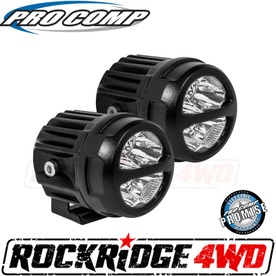 PRO COMP - Pro Comp 3" Round Spot LED Lights PAIR - 76412P