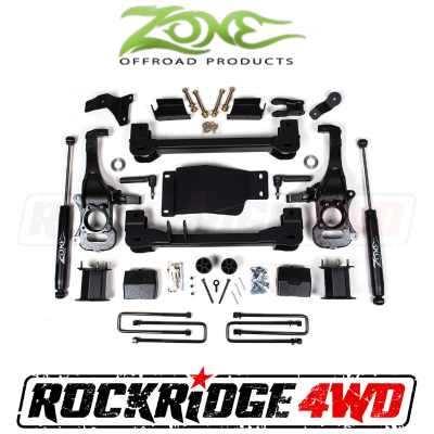 Zone Offroad - Zone Offroad 6" IFS Suspension System 2019 Chevy/GMC Silverado/Sierra 1500 4WD - C41N