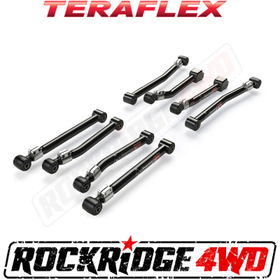 TeraFlex - TeraFlex JL/JLU: Alpine IR Control Arm Kit - 8-Arm Adjustable (0-4.5” Lift) - 1416510