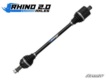 SuperATV - SuperATV Polaris RZR XP Turbo S Heavy Duty FRONT Axle - Rhino 2.0