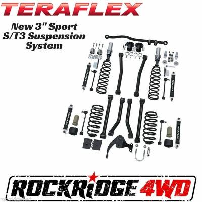 TeraFlex - Teraflex Jeep Wrangler JK 3" Sport S/T3 Suspension System *Select Model* - 1213000-1313000