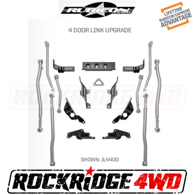 Rubicon Express - RUBICON EXPRESS 4-LINK Long Arm System Upgrade for 18+ Jeep Wrangler JL 4 Door  - JL4400
