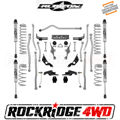 Rubicon Express - RUBICON EXPRESS 1.5"/2.5" Long Arm Suspension Kit with 2.5" Monotube Shocks for 18+ Jeep Wrangler JL 4 Door - JL4443NR