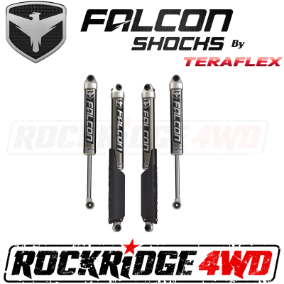 Falcon Shocks - TeraFlex JLU 4-Door: Falcon SP2 2.1 Monotube Shocks (0-1.5” Lift) - All 4 - 11-02-21-400-000