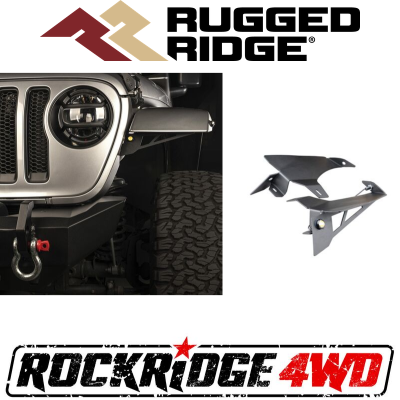 Rugged Ridge - Rugged Ridge CHOP BRACKETS, FRONT FENDER for 18-19 Jeep Wrangler JL *Select Model* - 11640.91, 11640.92