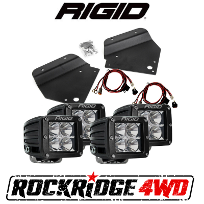 RIGID INDUSTRIES - RIGID Fog Light Kit w/ 4 D-Series PRO LED Lights for 10-14 Ford Raptor SVT