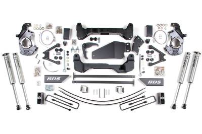 BDS Suspension - BDS Suspension 6" Lift Kit for 1988-1998 Chevrolet/GMC 4WD K1500 1/2 ton and K2500 6 lug 3/4 ton pickup trucks - 193H