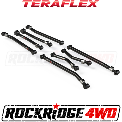 TeraFlex - TeraFlex JK: Alpine IR Long Control Arm Kit – 8-Arm (3-6” Lift) – Arms Only