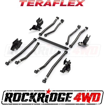 TeraFlex - TeraFlex JL 2dr: Alpine Long Control Arm & Bracket Kit – 8-Arm Adjustable (3-6” Lift)