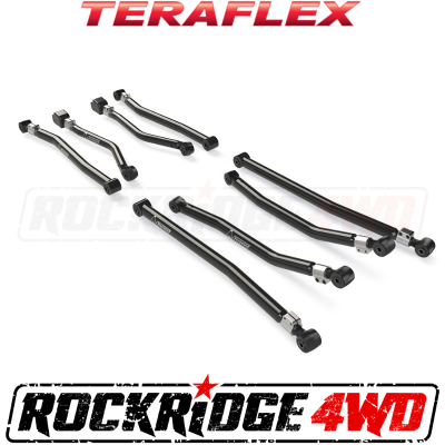 TeraFlex - TeraFlex JL: Alpine Long Control Arm Kit – 8-Arm Adjustable (3-6” Lift) – Arms Only