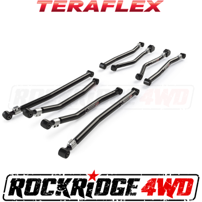TeraFlex - TeraFlex JL: Alpine IR Long Control Arm Kit – 8-Arm Adjustable (3-6” Lift) – Arms Only