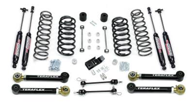 TeraFlex - TeraFlex TJ 3” Suspension System w/ 4 Flexarms & 9550 Shocks