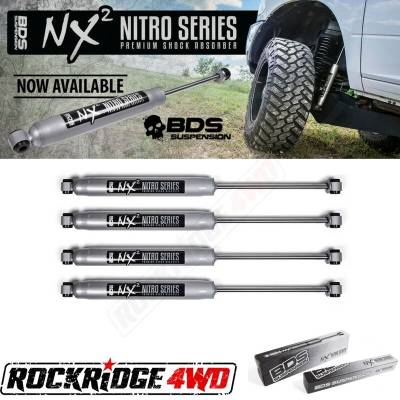 BDS Suspension - BDS NX2 Series Shocks for 84-01 Jeep Cherokee XJ w/ 4.5" of Lift *Set of 4*