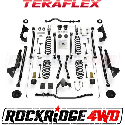 TeraFlex - TeraFlex JK 4dr: 4" Alpine RT4 Long Arm Suspension System – *Select Shocks*